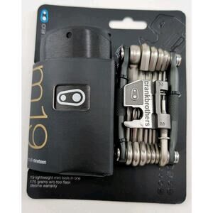 Crank Brothers M19 Multi Tool for Bicycle - 19 Bike Tools - Nickel